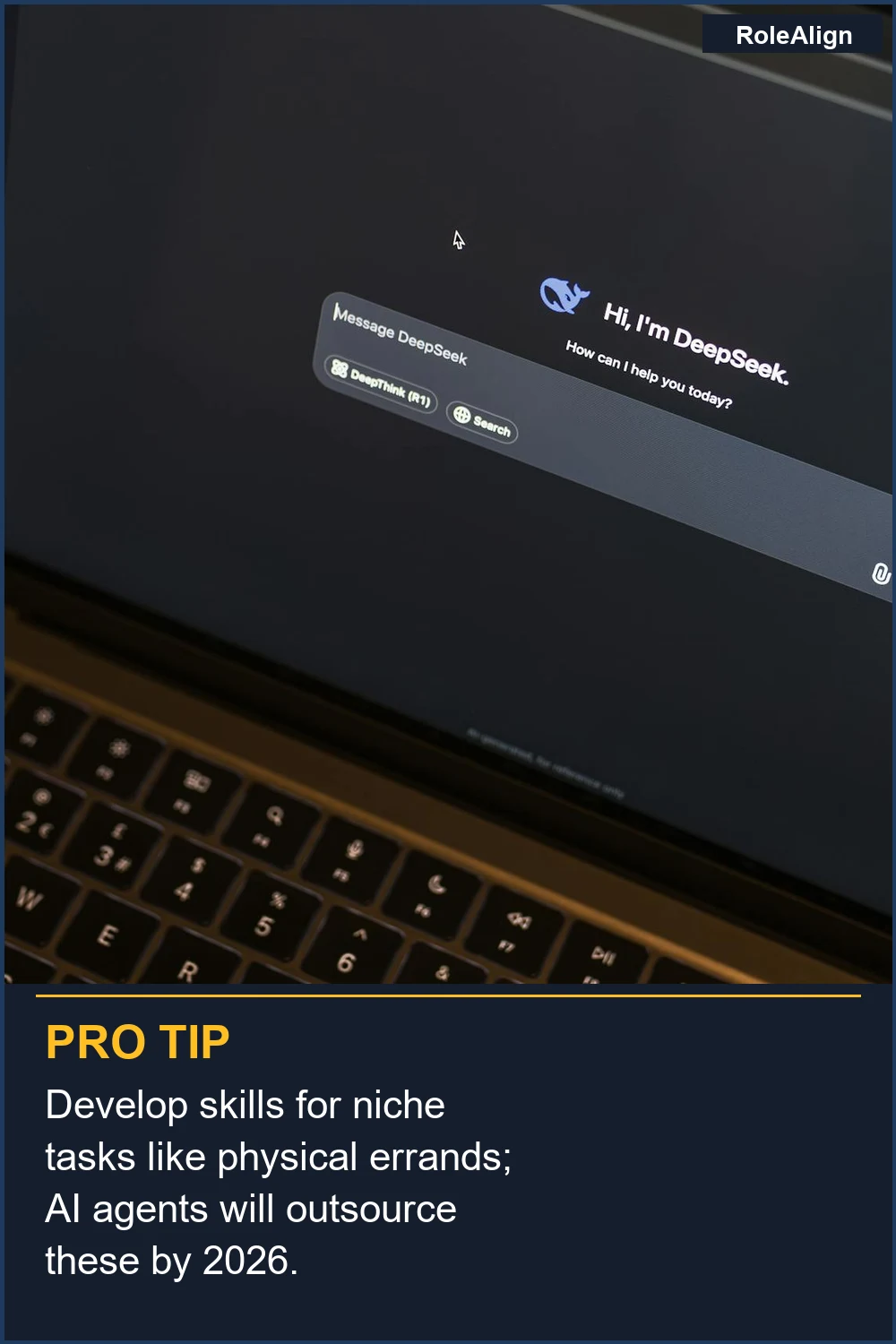 Develop skills for niche tasks like physical errands; AI agents will outsource these by 2026.