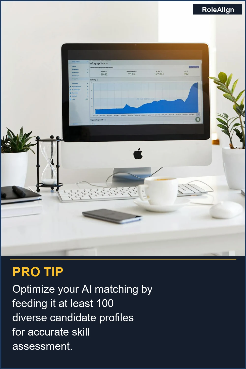 Optimize your AI matching by feeding it at least 100 diverse candidate profiles for accurate skill assessment.