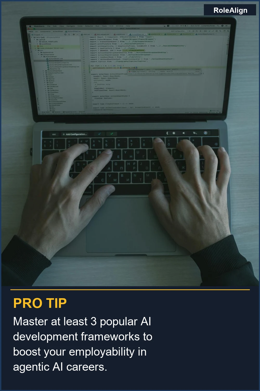 Master at least 3 popular AI development frameworks to boost your employability in agentic AI careers.