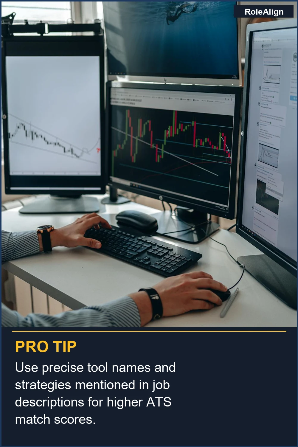 Use precise tool names and strategies mentioned in job descriptions for higher ATS match scores.
