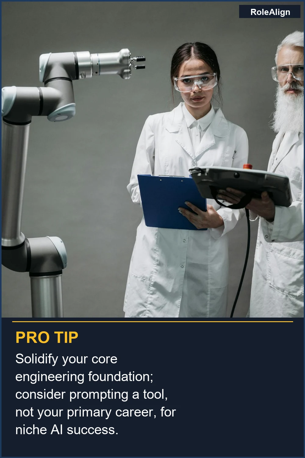 Solidify your core engineering foundation; consider prompting a tool, not your primary career, for niche AI success.