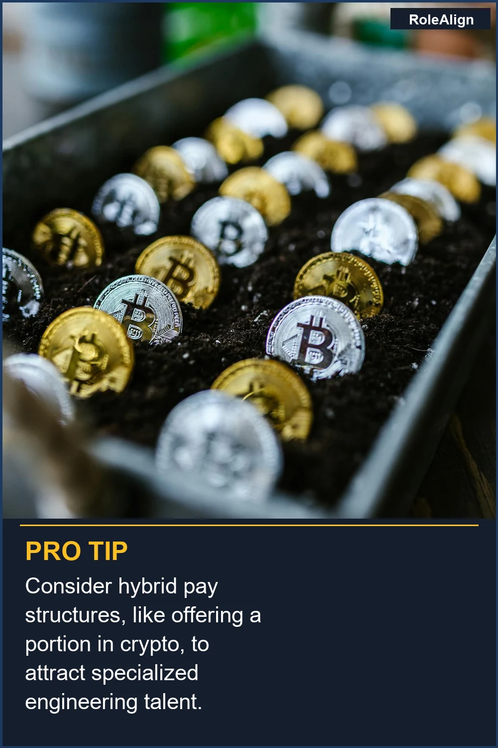 Consider hybrid pay structures, like offering a portion in crypto, to attract specialized engineering talent.