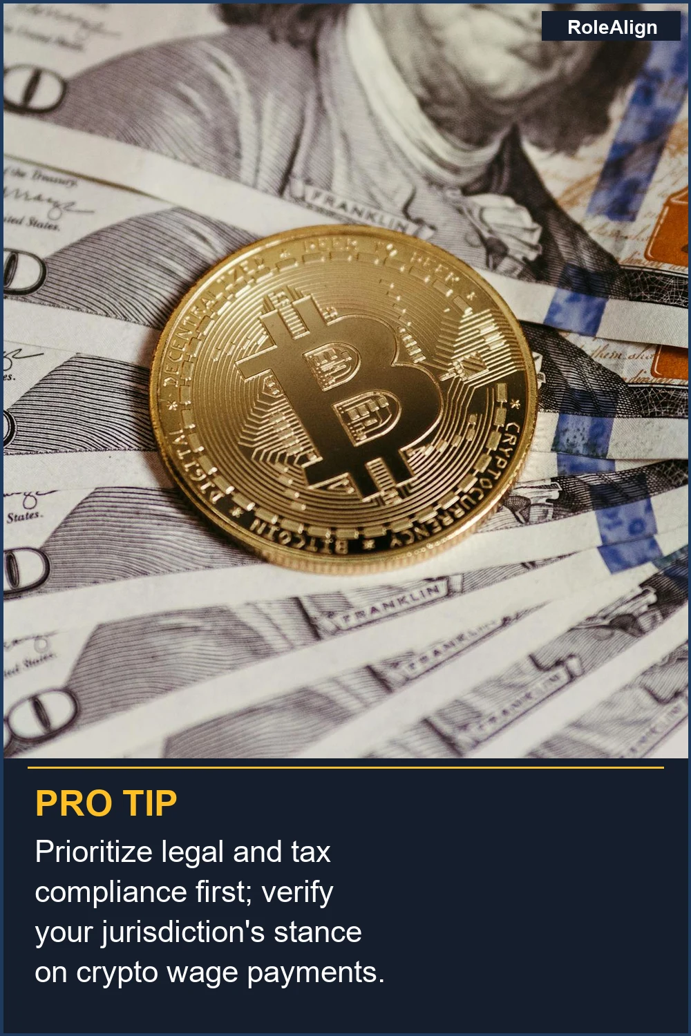 Prioritize legal and tax compliance first; verify your jurisdiction's stance on crypto wage payments.