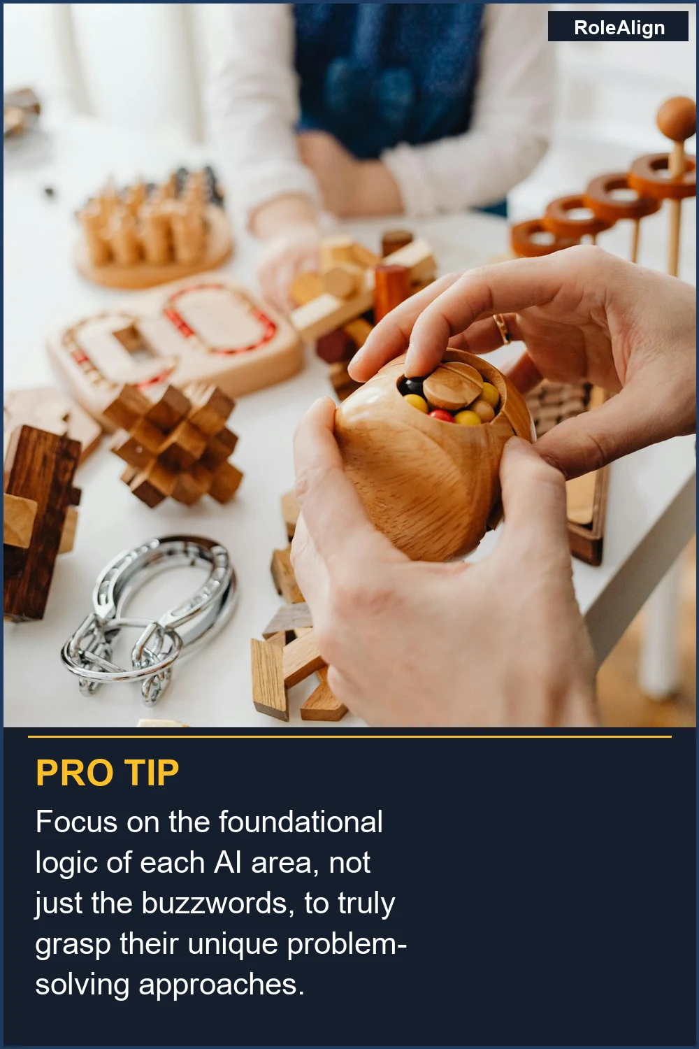 Focus on the foundational logic of each AI area, not just the buzzwords, to truly grasp their unique problem-solving approaches.