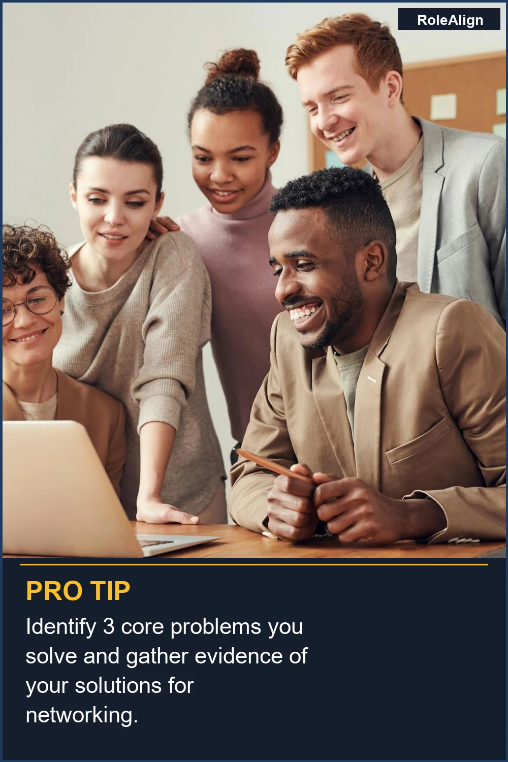 Identifica 3 problemas centrales que resuelves y reúne evidencia de tus soluciones para el networking.