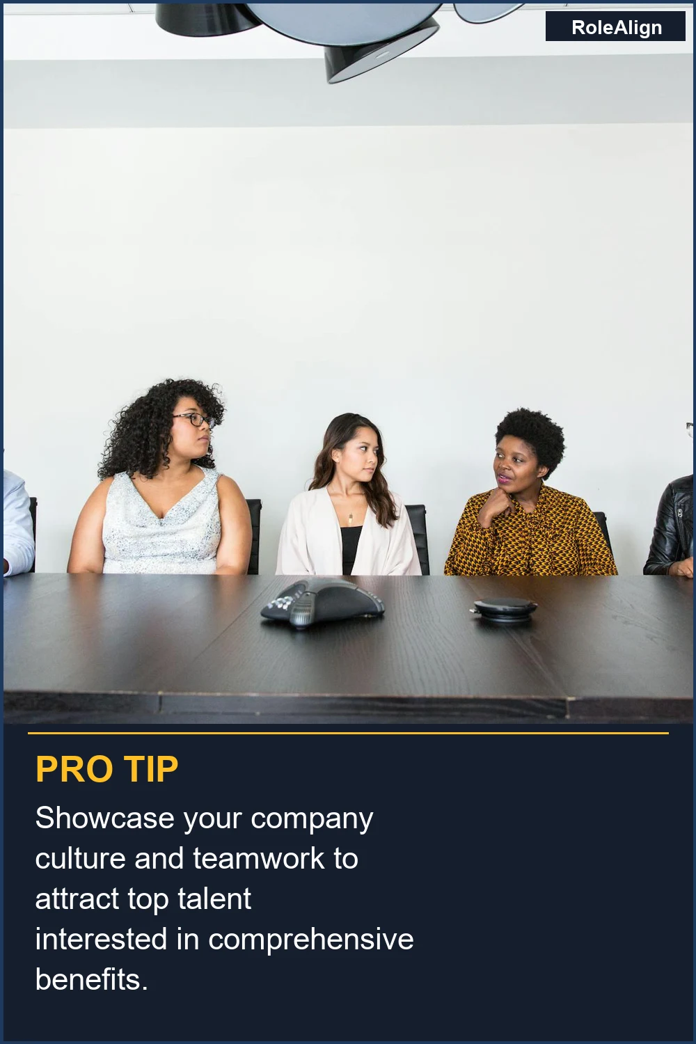 Showcase your company culture and teamwork to attract top talent interested in comprehensive benefits.