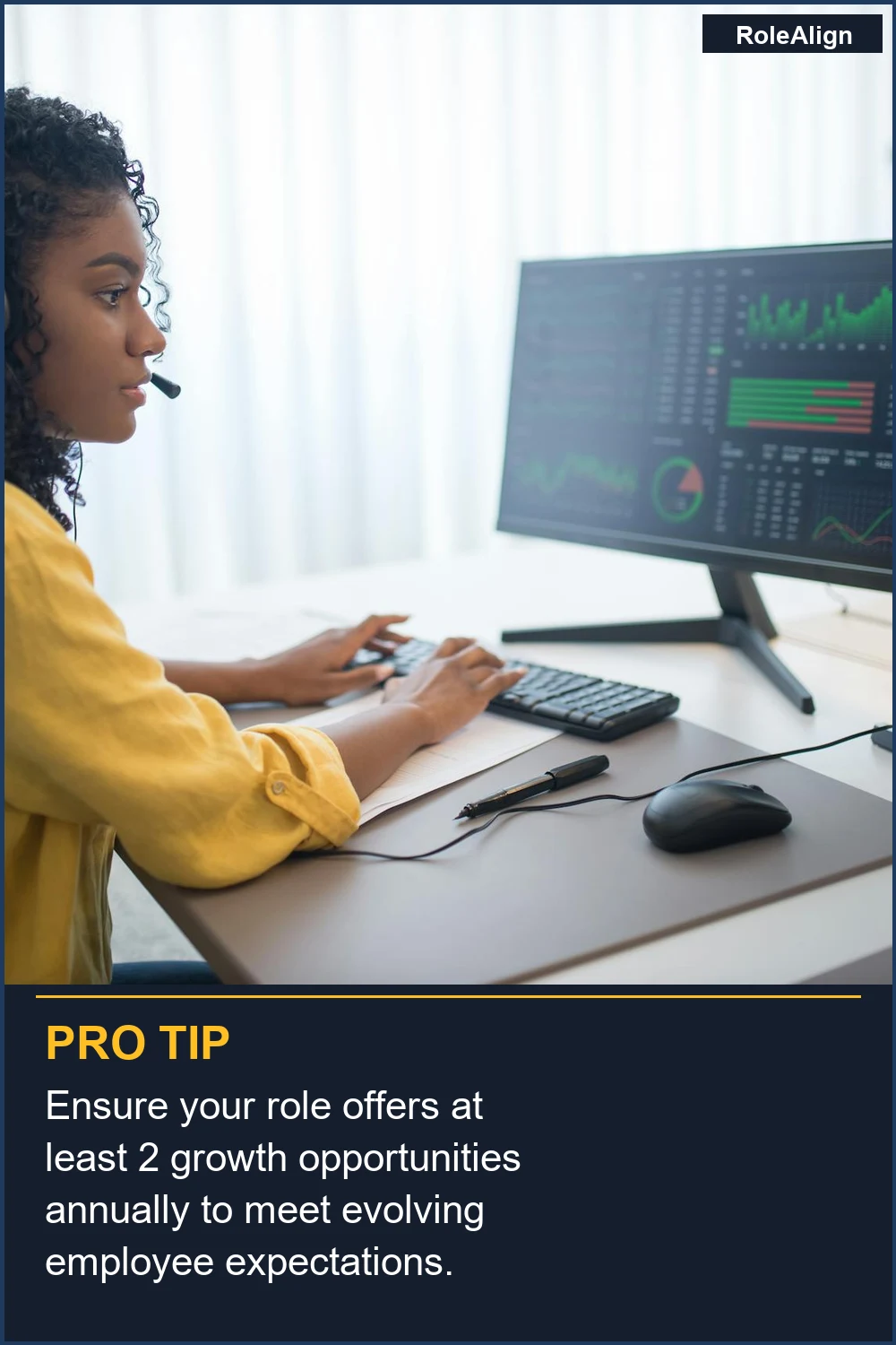 Ensure your role offers at least 2 growth opportunities annually to meet evolving employee expectations.