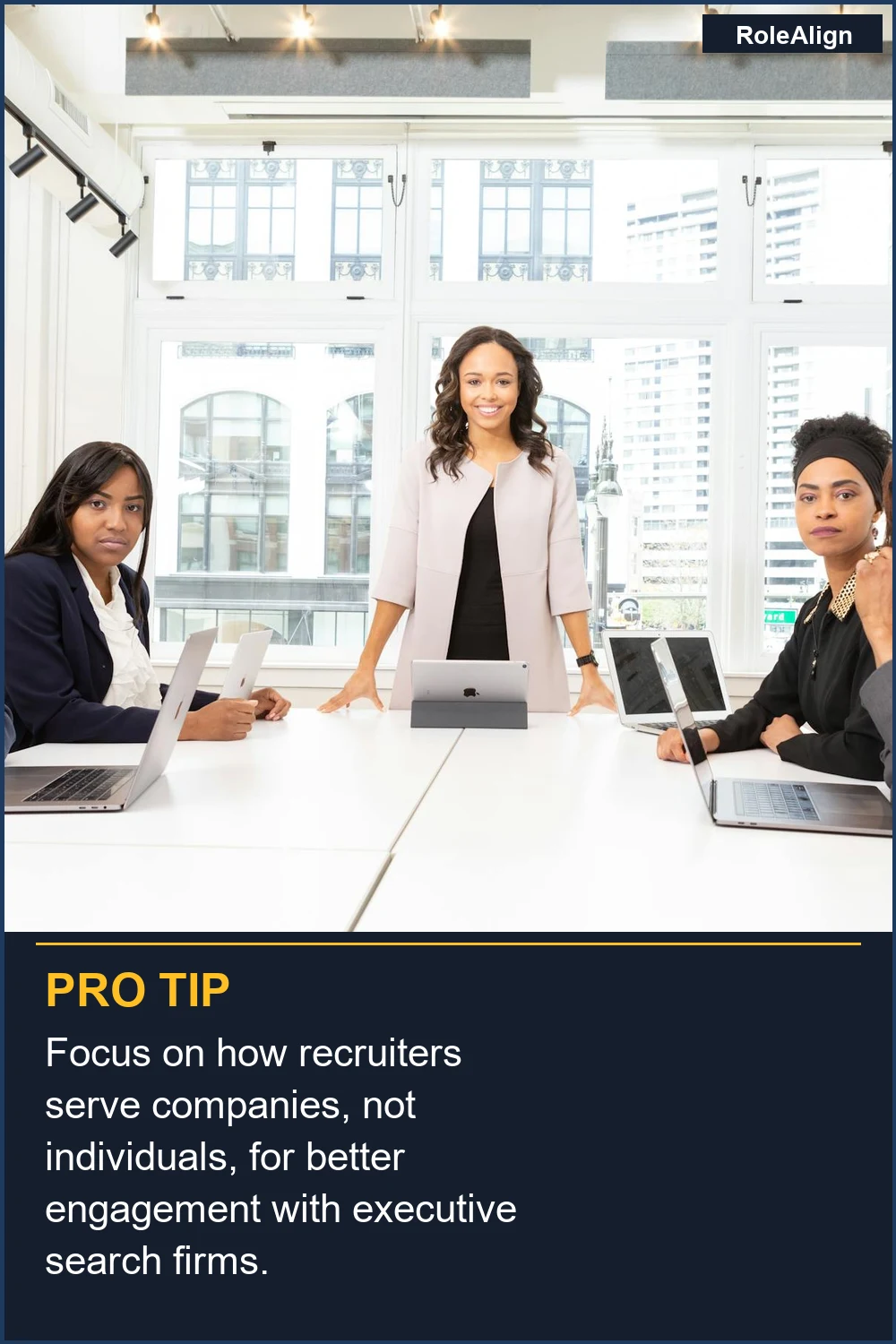 Focus on how recruiters serve companies, not individuals, for better engagement with executive search firms.