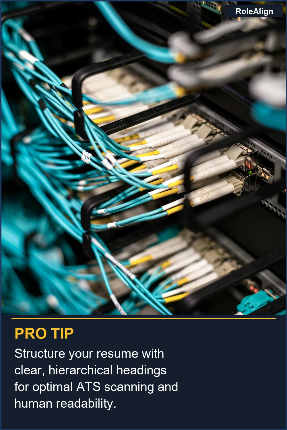 Structure your resume with clear, hierarchical headings for optimal ATS scanning and human readability.
