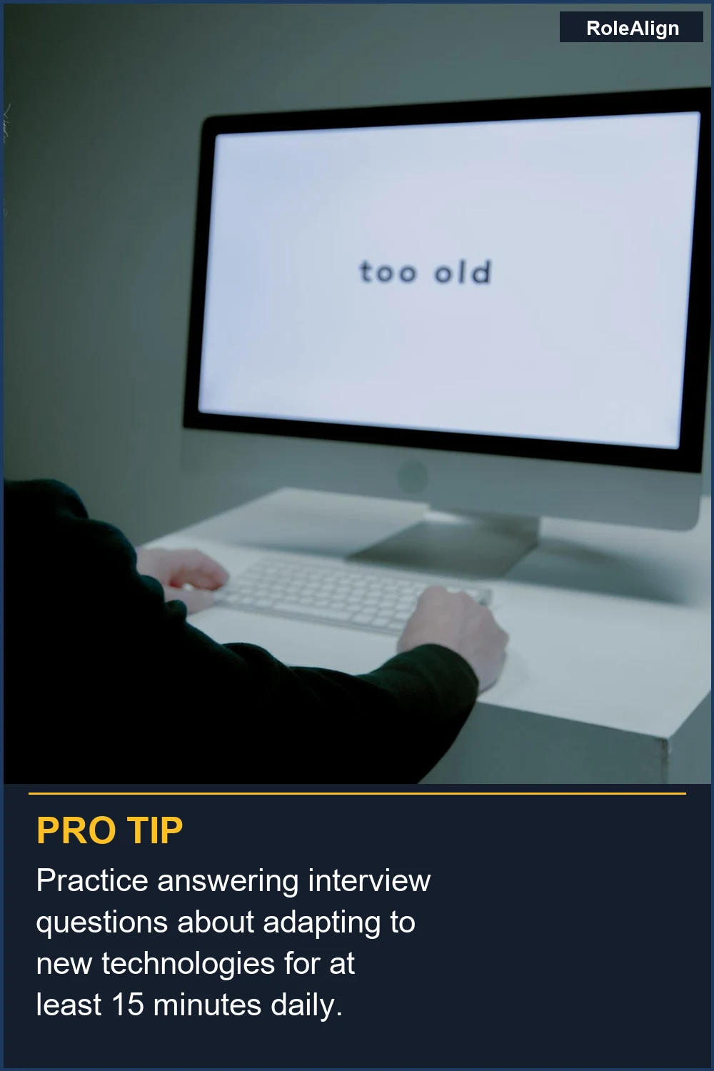 Practice answering interview questions about adapting to new technologies for at least 15 minutes daily.