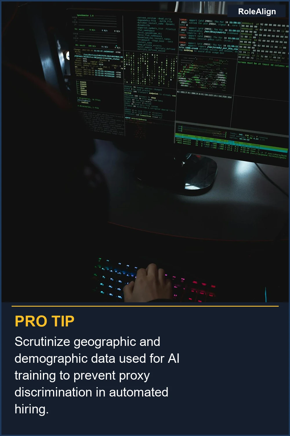 Scrutinize geographic and demographic data used for AI training to prevent proxy discrimination in automated hiring.