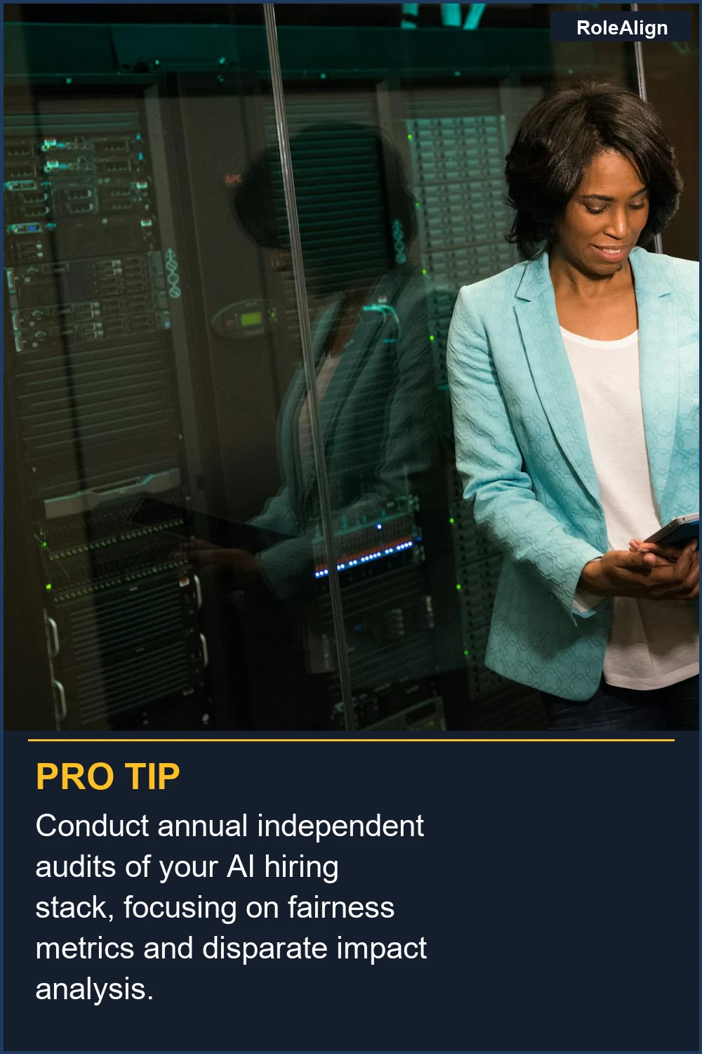 Conduct annual independent audits of your AI hiring stack, focusing on fairness metrics and disparate impact analysis.