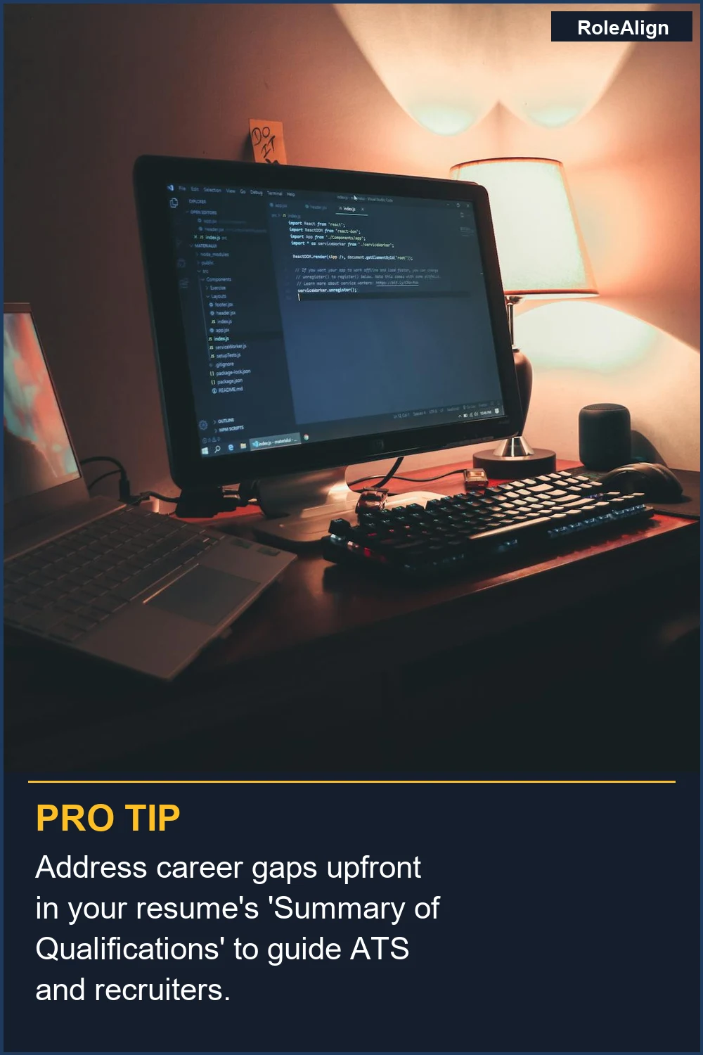 Address career gaps upfront in your resume's 'Summary of Qualifications' to guide ATS and recruiters.