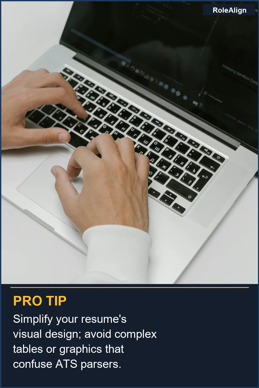 Simplify your resume's visual design; avoid complex tables or graphics that confuse ATS parsers.