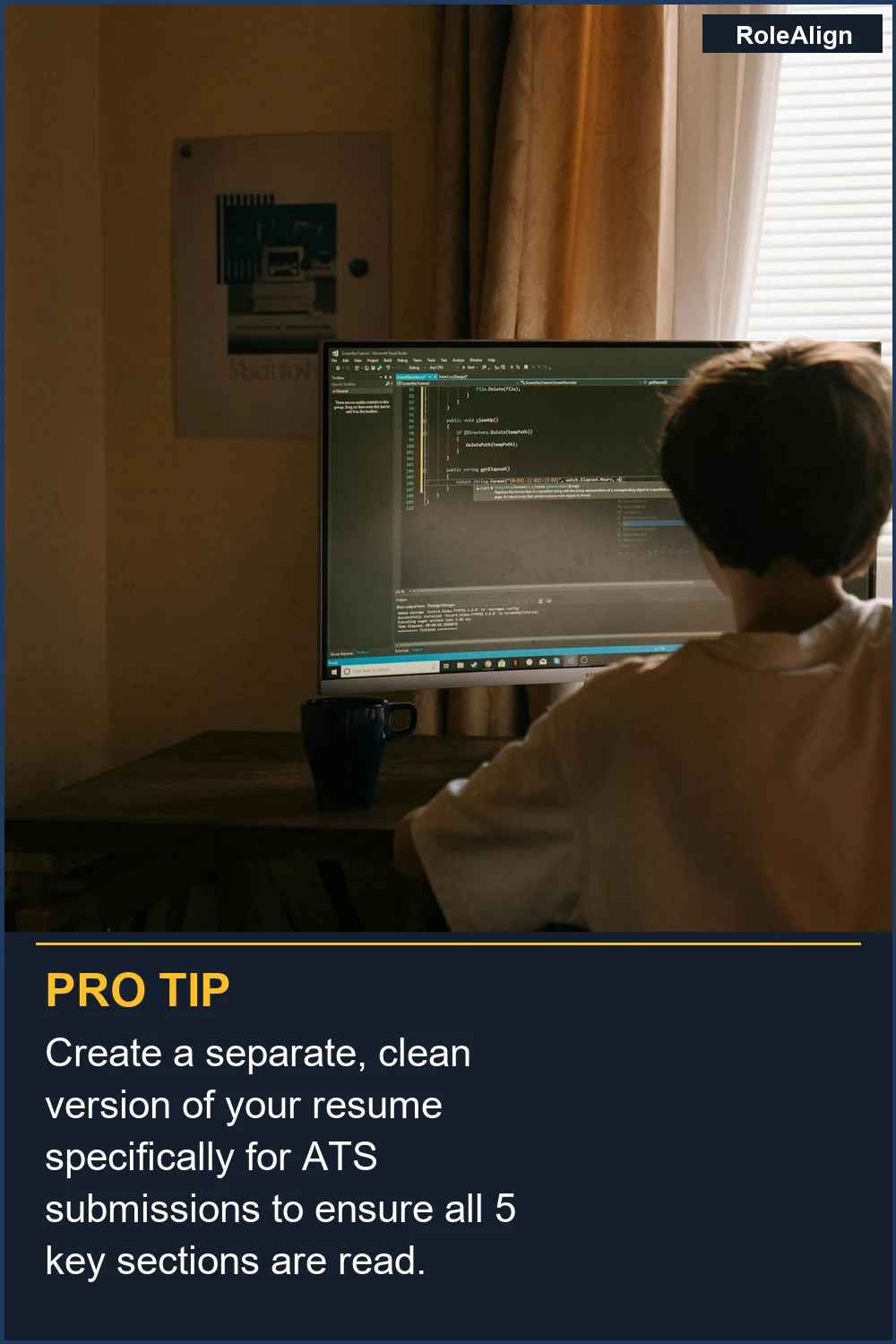 Create a separate, clean version of your resume specifically for ATS submissions to ensure all 5 key sections are read.