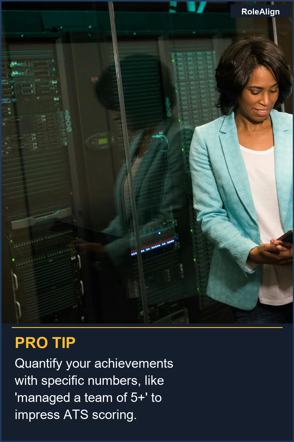 Quantify your achievements with specific numbers, like 'managed a team of 5+' to impress ATS scoring.