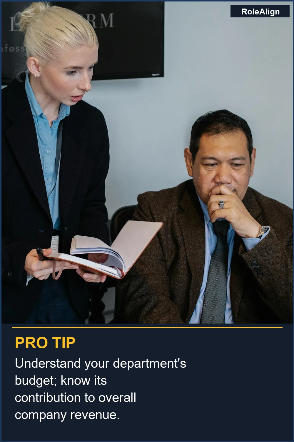 Comprende el presupuesto de tu departamento; conoce su contribución a los ingresos generales de la empresa.