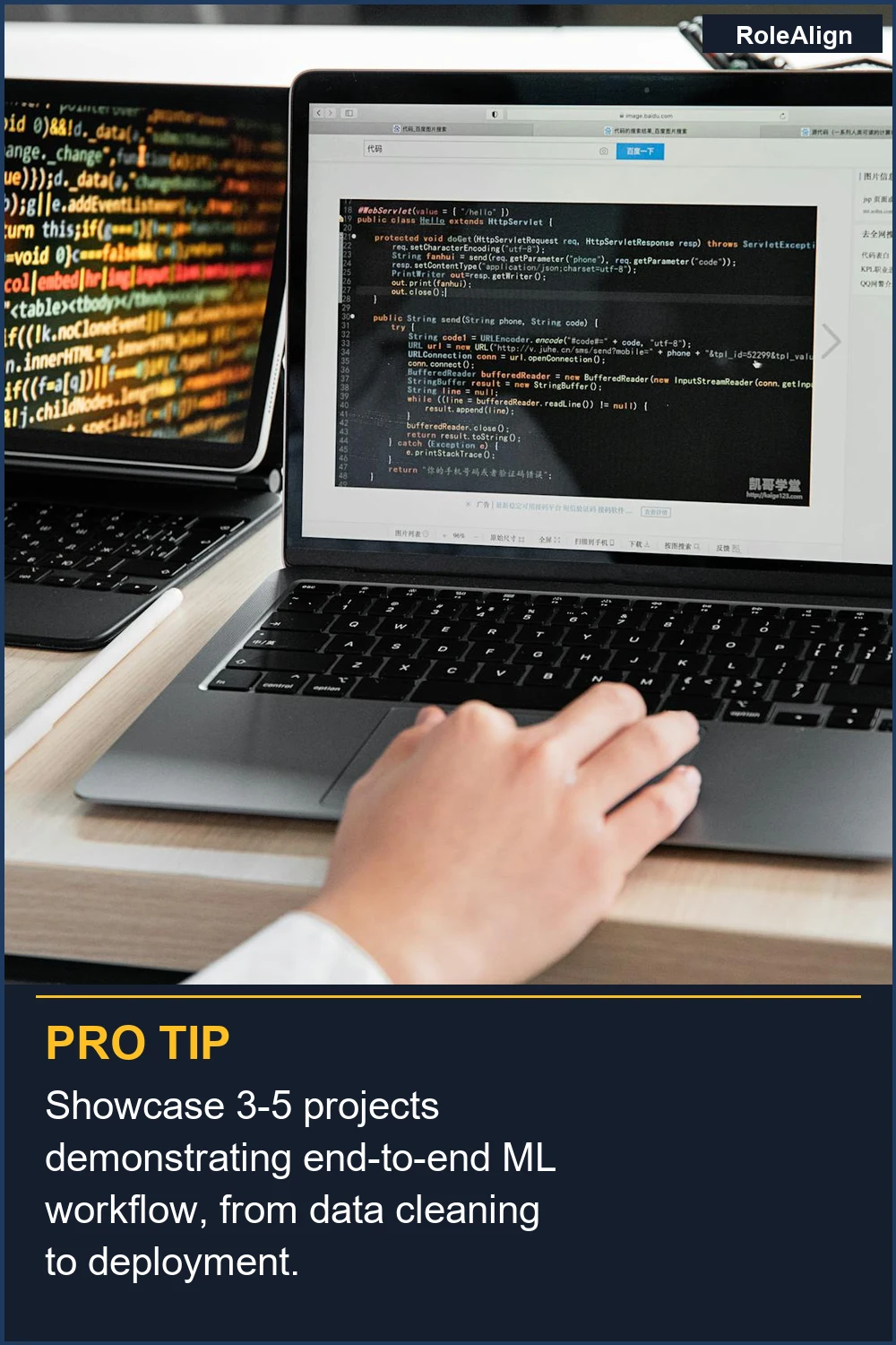 Muestra 3-5 proyectos que demuestren el flujo de trabajo de ML de extremo a extremo, desde la limpieza de datos hasta la implementación.