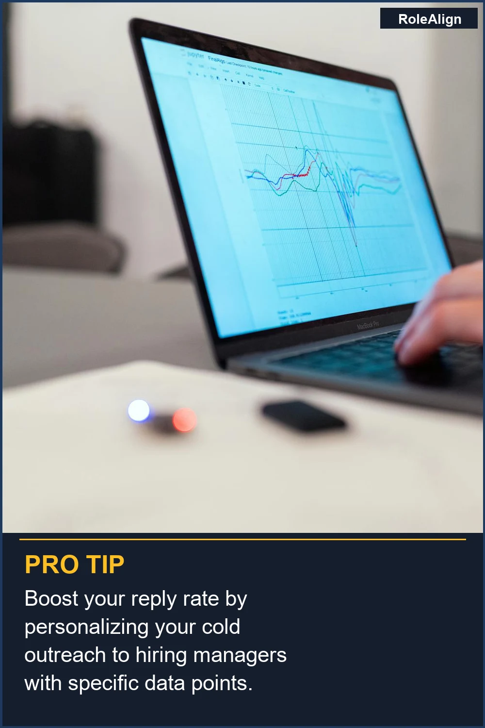 Boost your reply rate by personalizing your cold outreach to hiring managers with specific data points.