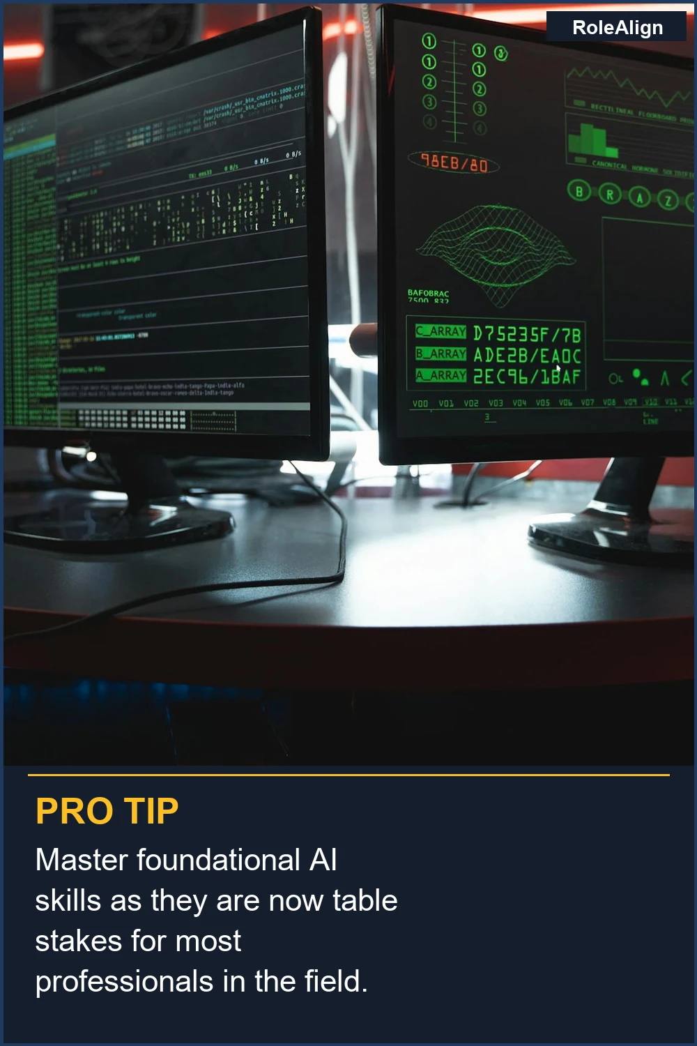Master foundational AI skills as they are now table stakes for most professionals in the field.