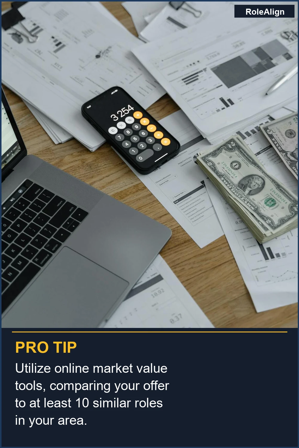 Utilize online market value tools, comparing your offer to at least 10 similar roles in your area.