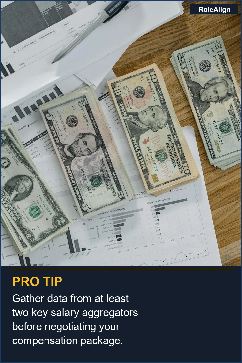 Gather data from at least two key salary aggregators before negotiating your compensation package.