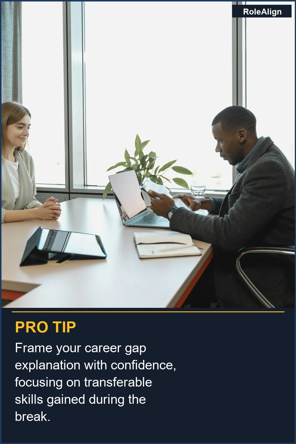 Frame your career gap explanation with confidence, focusing on transferable skills gained during the break.