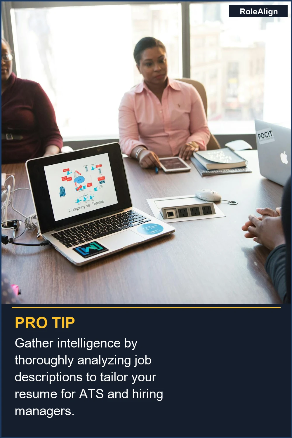 Gather intelligence by thoroughly analyzing job descriptions to tailor your resume for ATS and hiring managers.