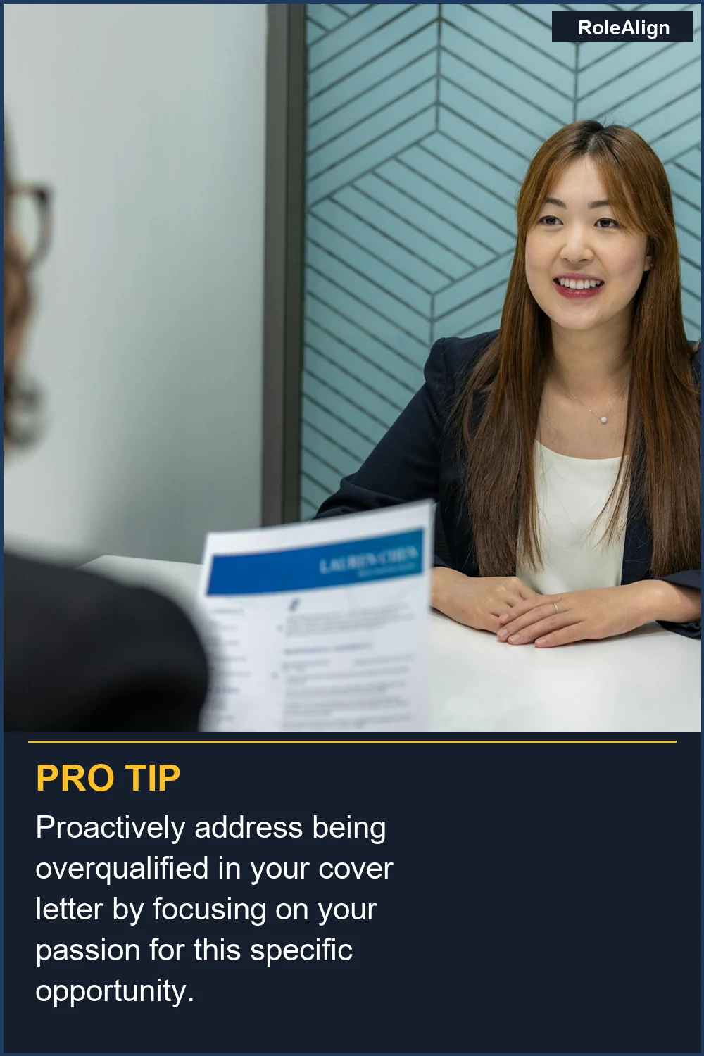 Proactively address being overqualified in your cover letter by focusing on your passion for this specific opportunity.