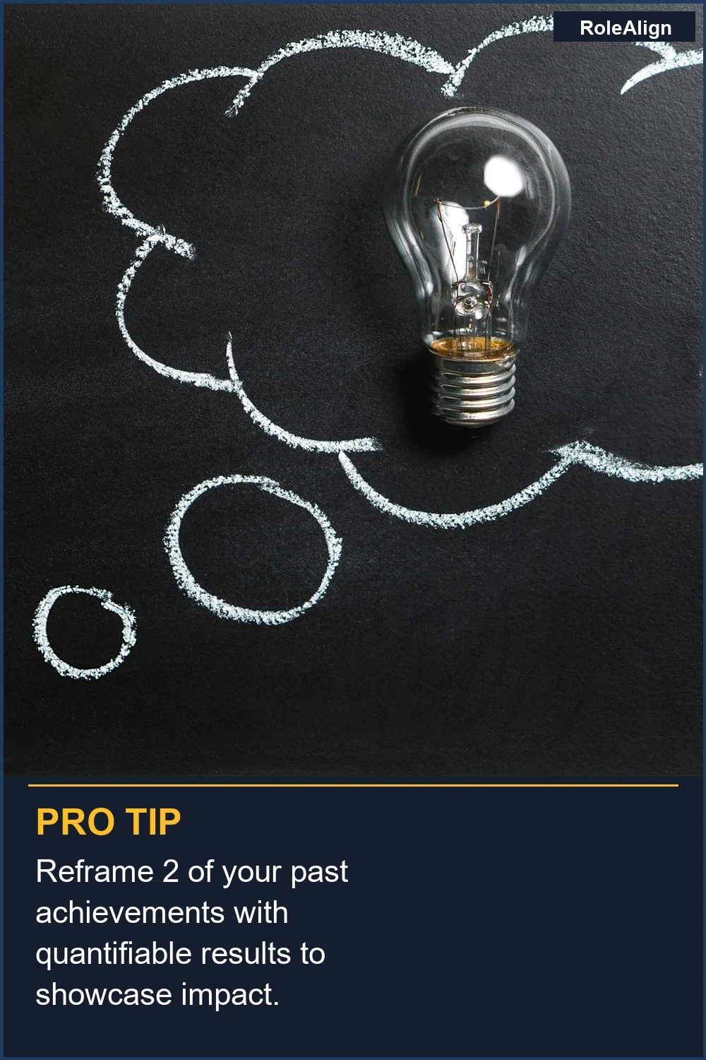 Reformula 2 de tus logros pasados con resultados cuantificables para mostrar el impacto.