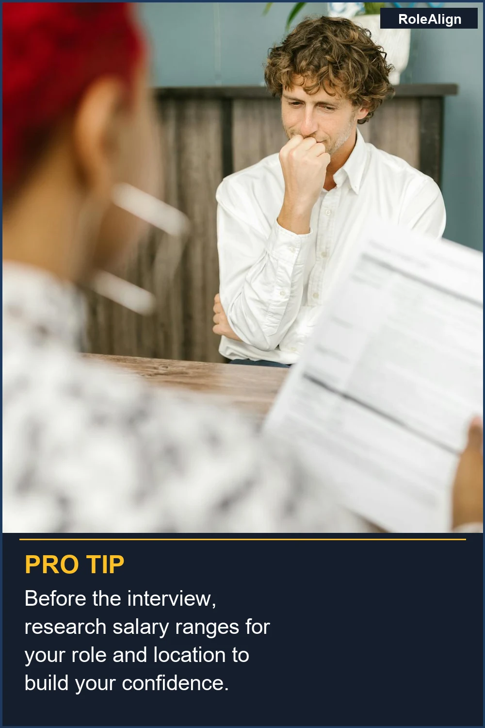 Before the interview, research salary ranges for your role and location to build your confidence.