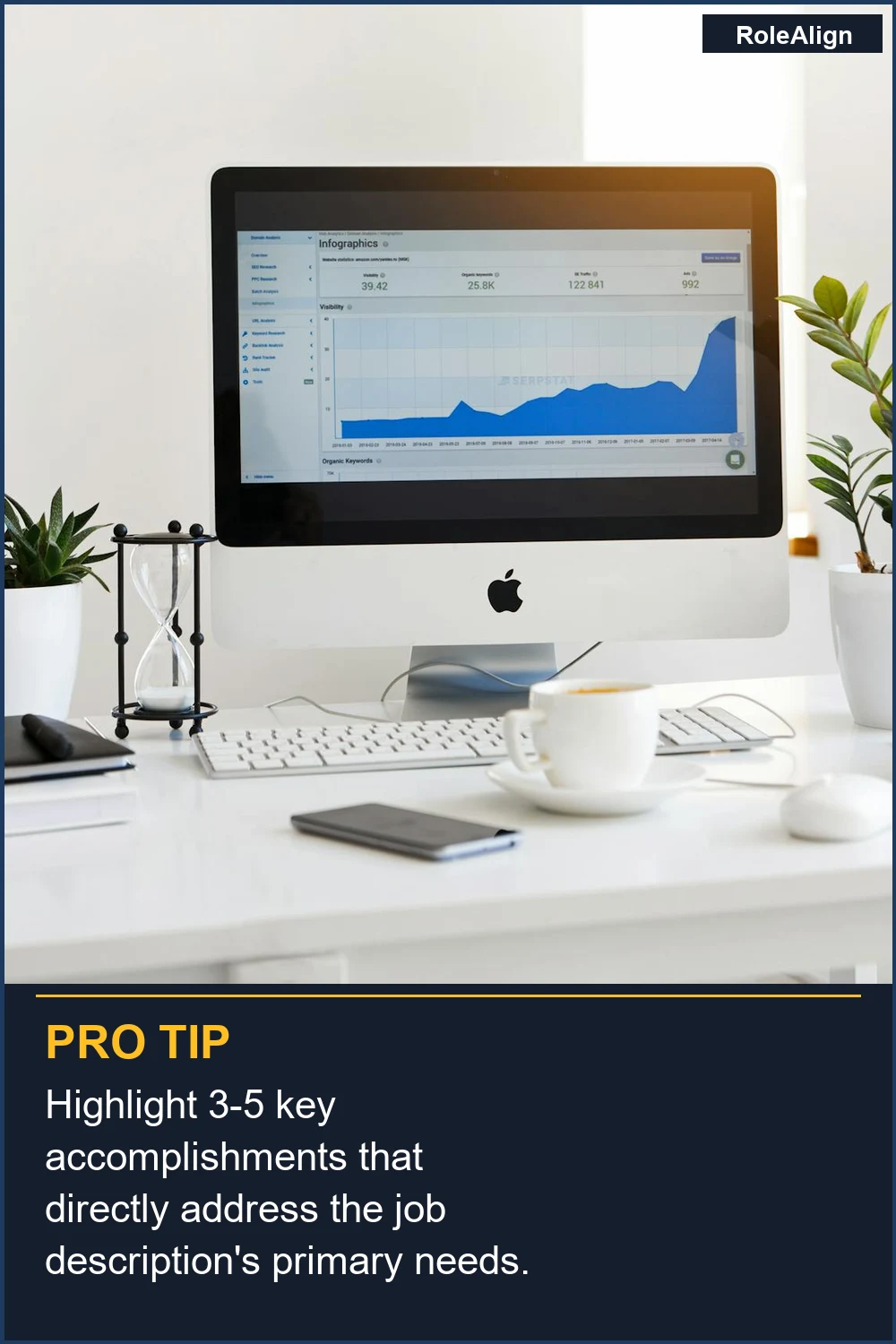 Highlight 3-5 key accomplishments that directly address the job description's primary needs.