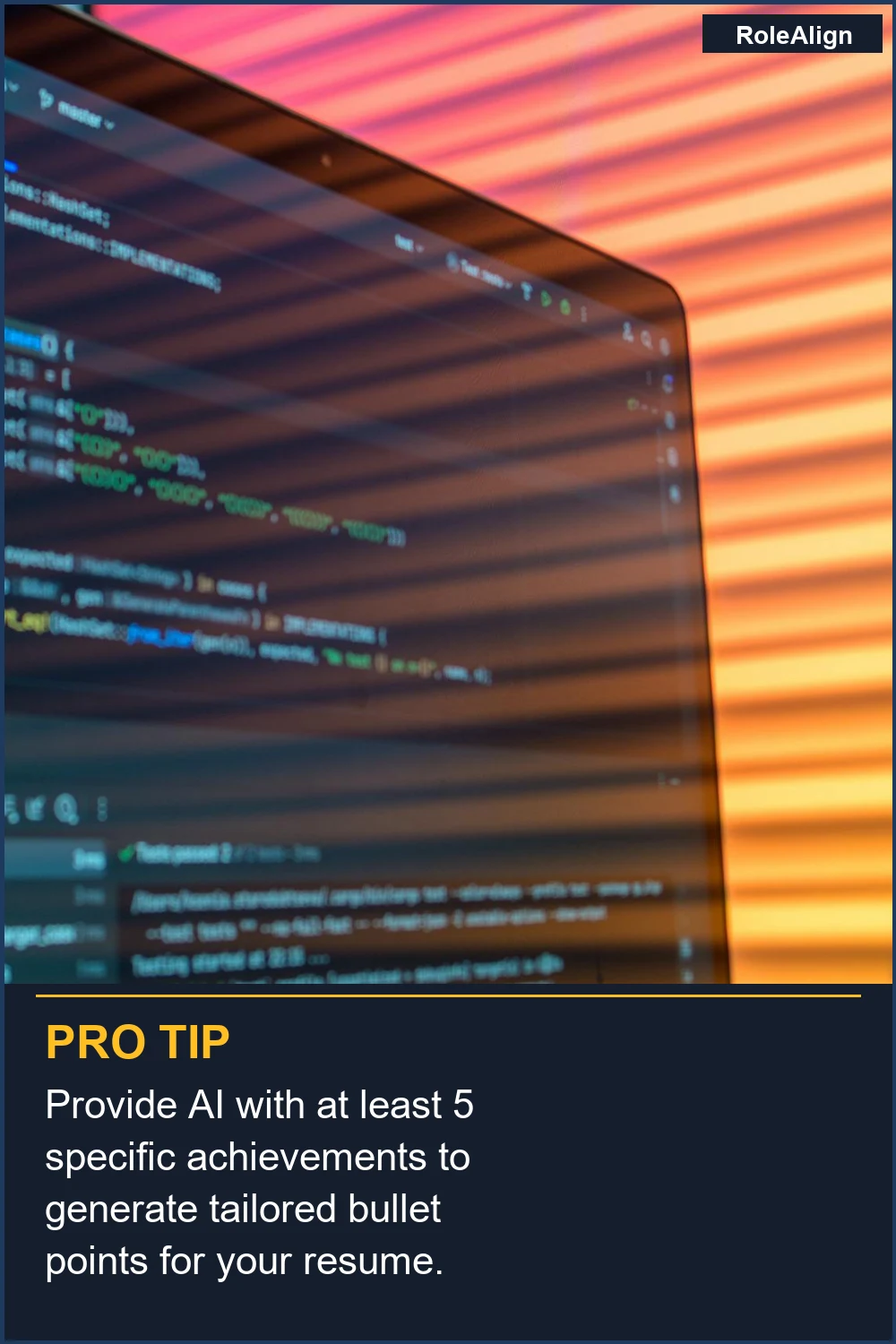 Provide AI with at least 5 specific achievements to generate tailored bullet points for your resume.