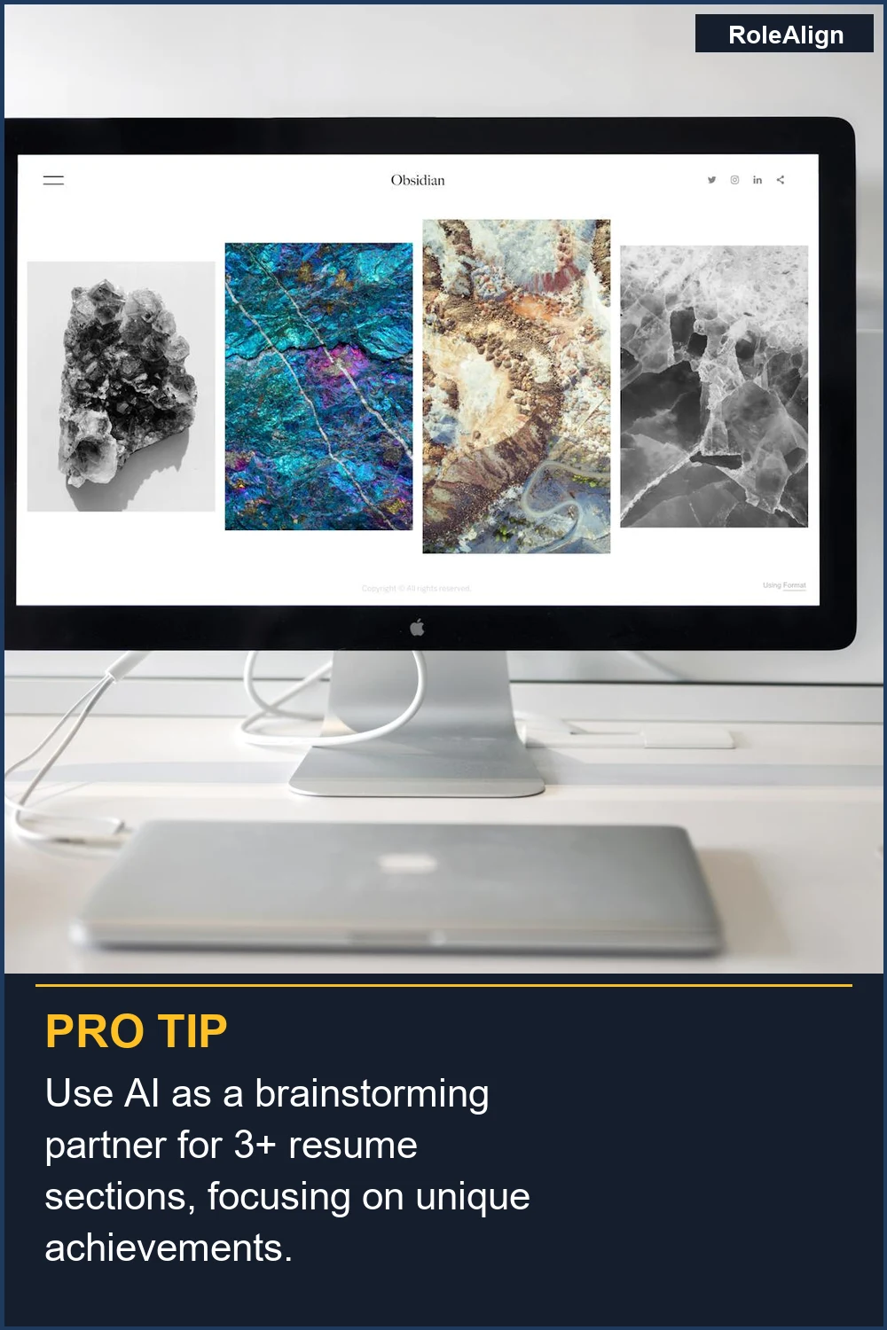 Use AI as a brainstorming partner for 3+ resume sections, focusing on unique achievements.