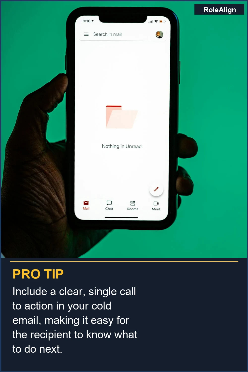 Include a clear, single call to action in your cold email, making it easy for the recipient to know what to do next.