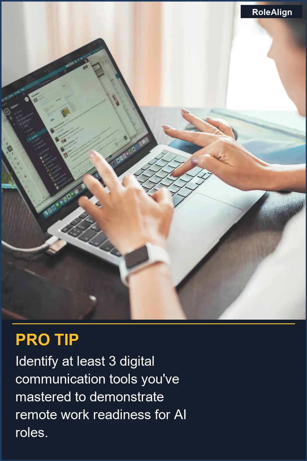 Identify at least 3 digital communication tools you've mastered to demonstrate remote work readiness for AI roles.