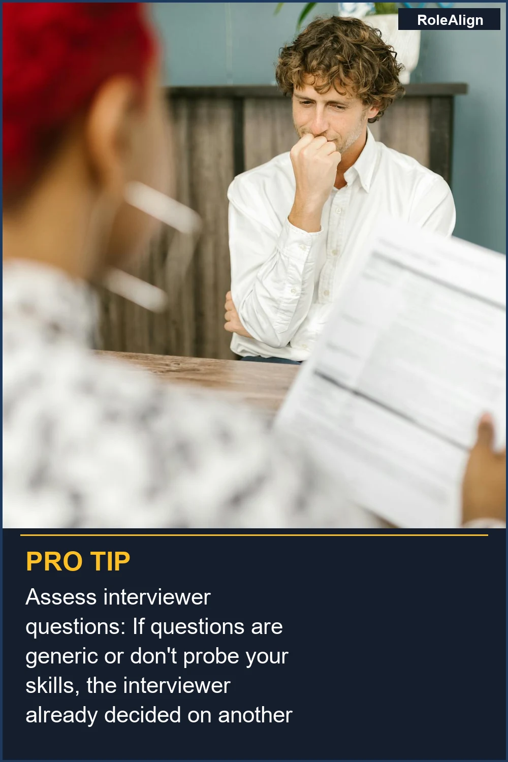 Assess interviewer questions: If questions are generic or don't probe your skills, the interviewer already decided on another candidate.