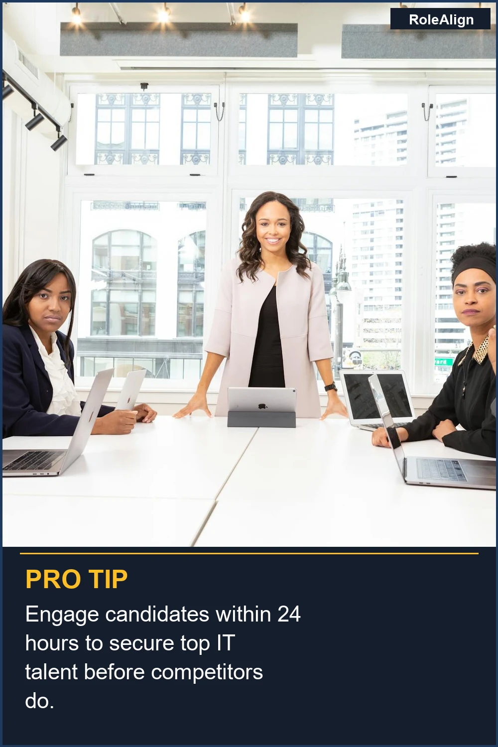 Engage candidates within 24 hours to secure top IT talent before competitors do.