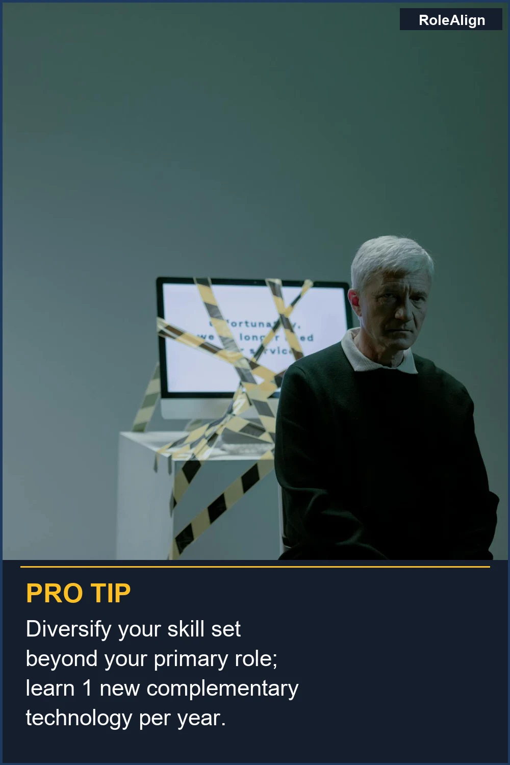 Diversify your skill set beyond your primary role; learn 1 new complementary technology per year.