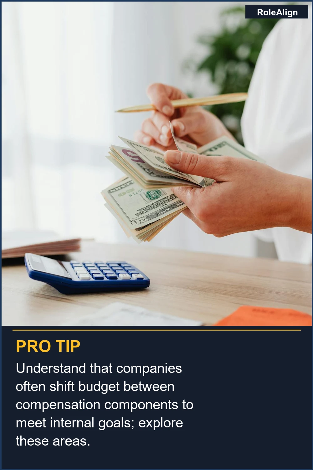 Comprende que las empresas a menudo cambian el presupuesto entre los componentes de compensación para cumplir objetivos internos; explora estas áreas.