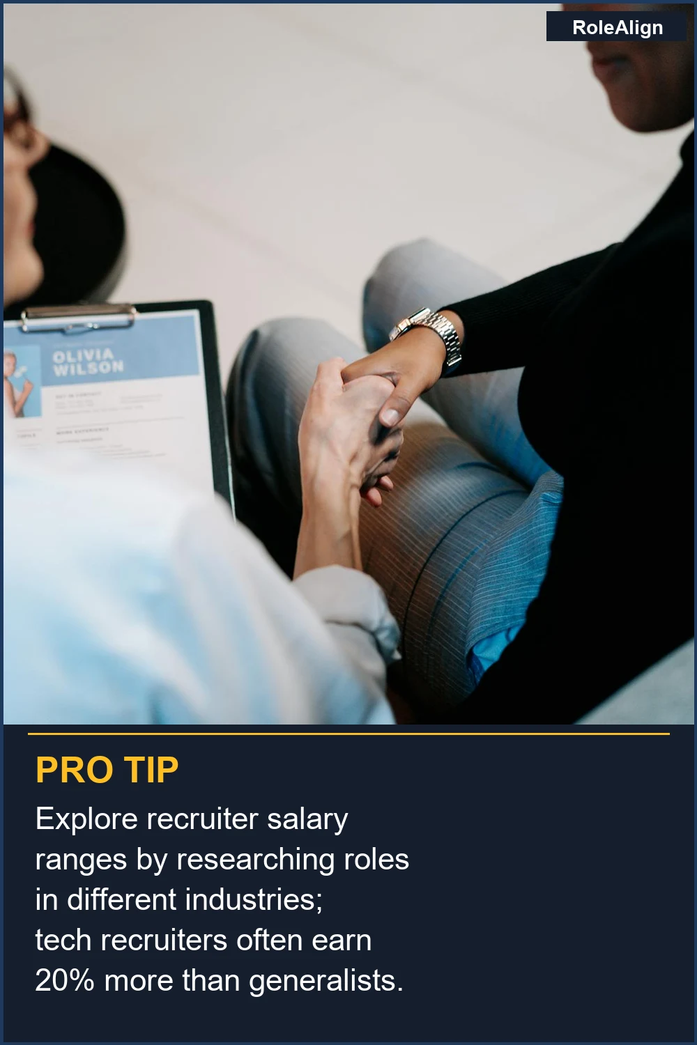 Explore recruiter salary ranges by researching roles in different industries; tech recruiters often earn 20% more than generalists.