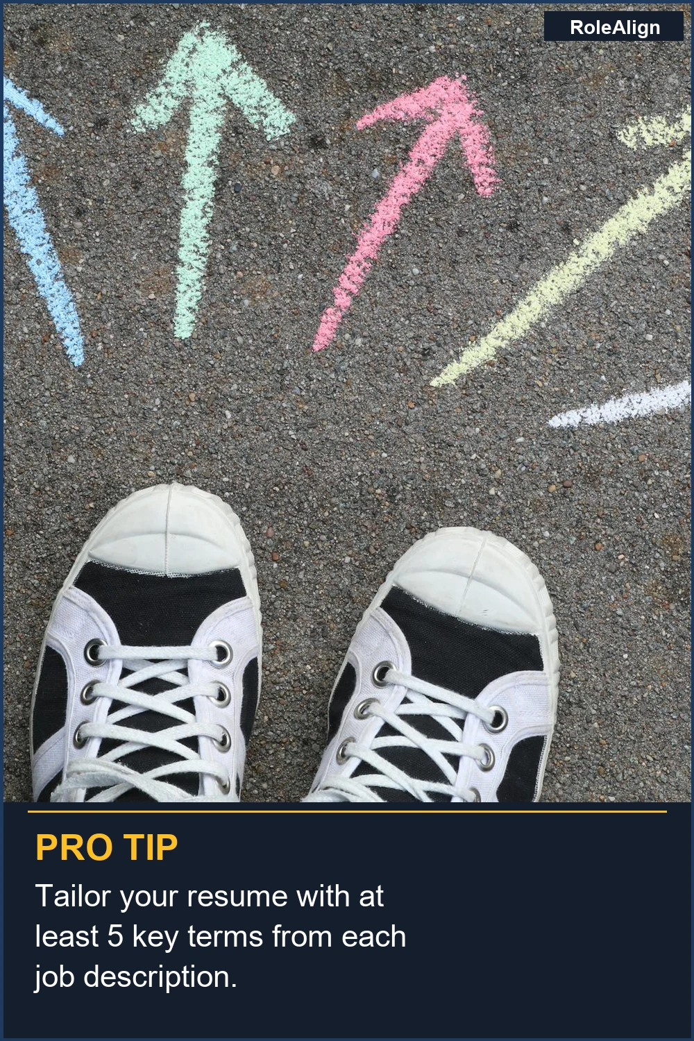 Tailor your resume with at least 5 key terms from each job description.