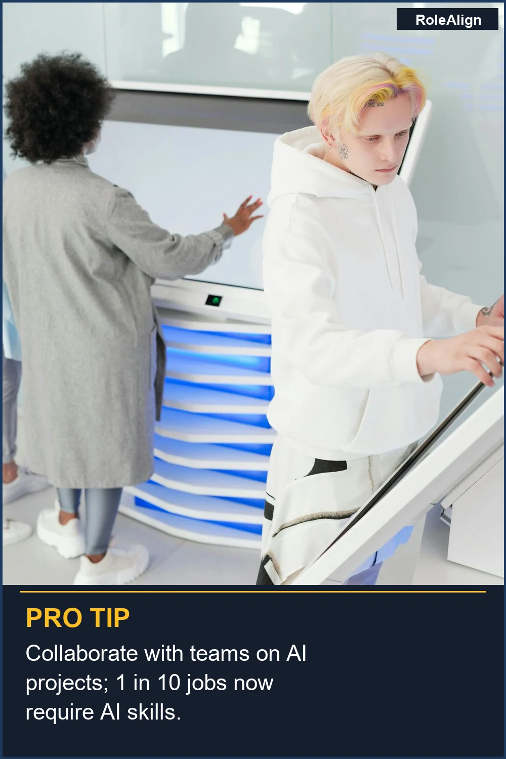 Colabora con equipos en proyectos de IA; 1 de cada 10 empleos ahora requiere habilidades de IA.