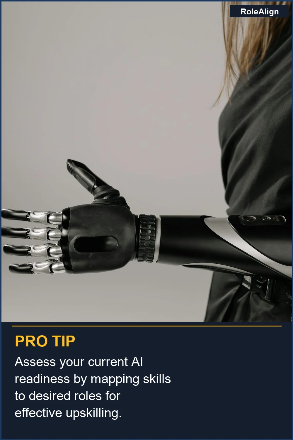 Evalúa tu preparación actual en IA mapeando tus habilidades a los roles deseados para una actualización efectiva.