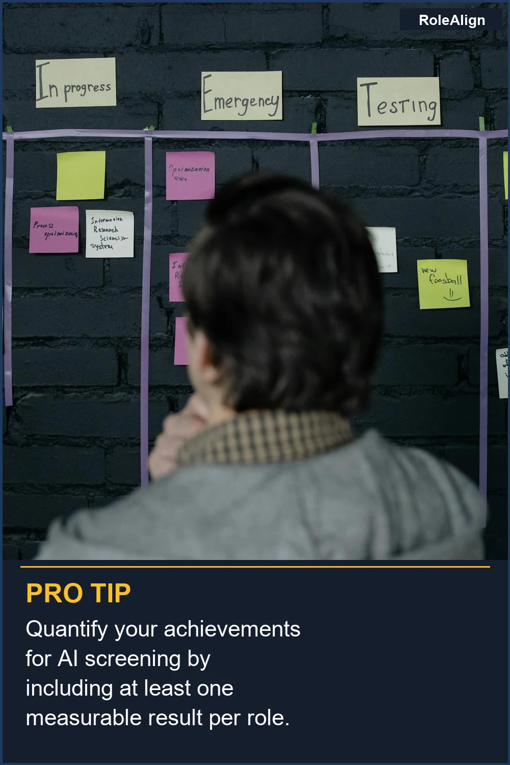 Cuantifica tus logros para la selección de IA incluyendo al menos un resultado medible por puesto.