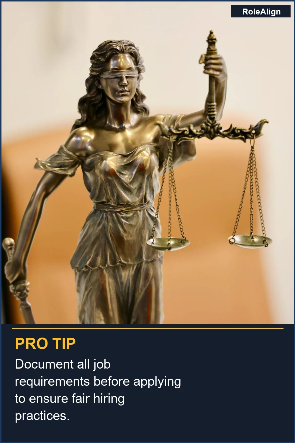 Documenta todos los requisitos del puesto antes de postularte para garantizar prácticas de contratación justas.