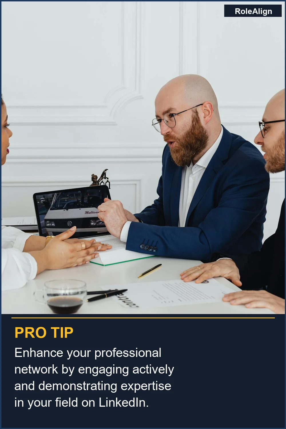 Enhance your professional network by engaging actively and demonstrating expertise in your field on LinkedIn.