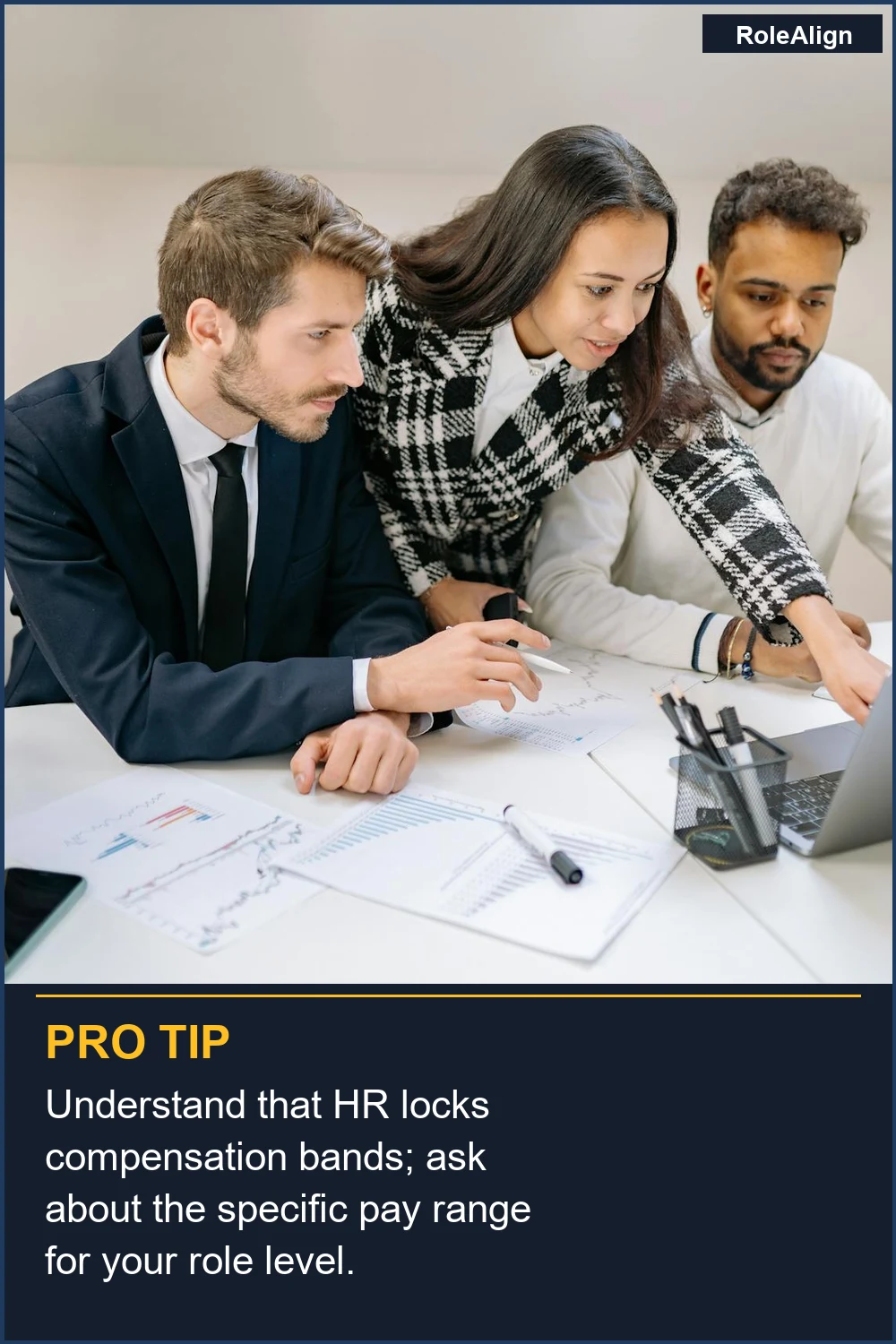 Understand that HR locks compensation bands; ask about the specific pay range for your role level.