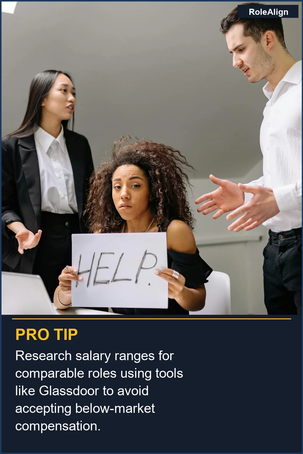 Research salary ranges for comparable roles using tools like Glassdoor to avoid accepting below-market compensation.