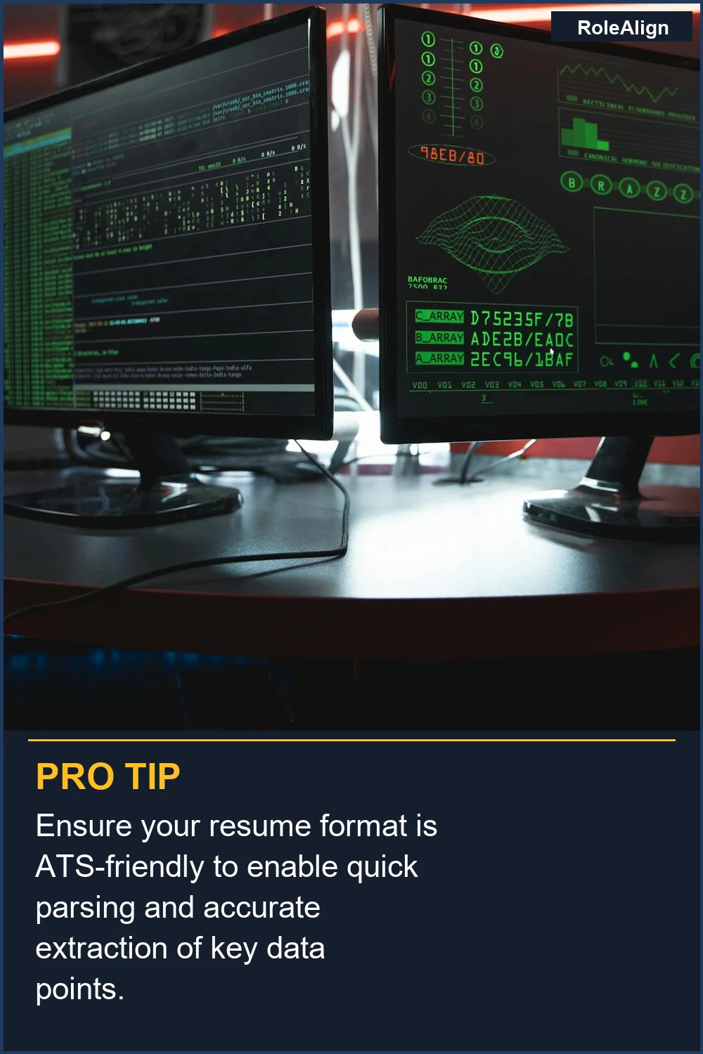 Ensure your resume format is ATS-friendly to enable quick parsing and accurate extraction of key data points.